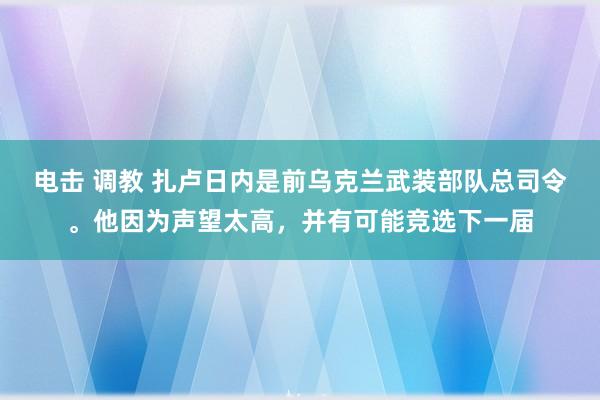 电击 调教 扎卢日内是前乌克兰武装部队总司令。他因为声望太高，并有可能竞选下一届