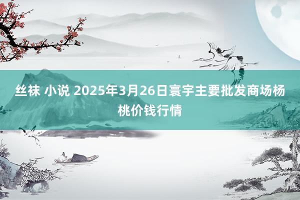 丝袜 小说 2025年3月26日寰宇主要批发商场杨桃价钱行情